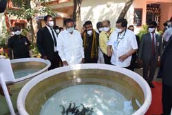 ​​​​Vice President of India, Shri M. Venkaiah Naidu releases ICAR-CMFRI’s Seed Production Technology of John’s Snapper