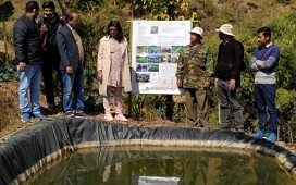 Integrated Nutrient Management in Broccoli coupled with Gravity-based Mini Sprinkler System in Mizoram 01