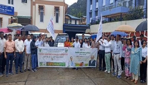 ICAR-KVK Ri Bhoi Launches Viksit Krishi Sankalp Abhiyan with Krishi Rath Flag-Off