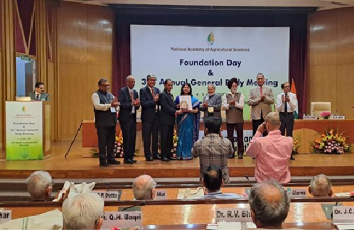 KVK Khordha Honoured with NAAS-Dhanuka Award for Excellence in Agricultural Extension