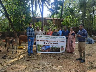 ICAR-CCARI, Goa Promotes Green Manuring and Biomass Recycling for Sustainable Soil Health Management