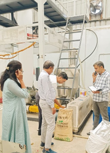 ICAR-CIAE, Bhopal and M/s. Natures Bioplastics Pvt. Ltd. Developes Biodegradable films for Milk and water Packaging