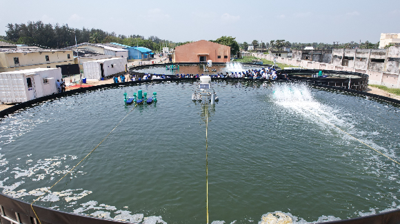 ICAR-CIBA and MPEDA-RGCA Joint Initiative on Pilot Demonstration of Super Intensive Precision & Natural Shrimp Farming (SIPNSF) Inaugurated
