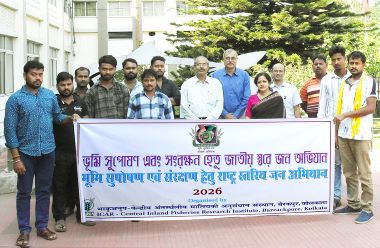 ICAR-CIFRI, Barrackpore Reinforces Soil–Fisheries Synergy through Intensive Drive on Balanced Fertilization and the National Bhumi Suposhan Campaign