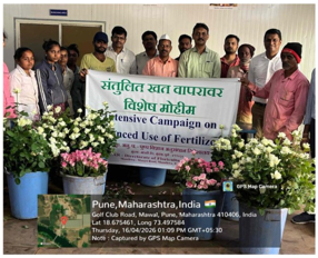 ICAR-DFR, Pune Organises Awareness Programme on Balanced Fertilizer Use among Rose Growers