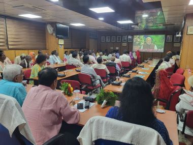ICAR Institutes Organize Live Telecast of the Launch of PM Dhan Dhanya Krishi Yojana and Mission for Atmanirbharata in Pulses