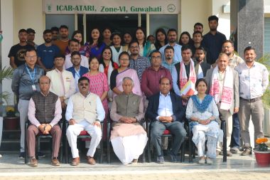 Shri Ramnath Thakur visits ICAR-ATARI, Zone VI, Guwahati