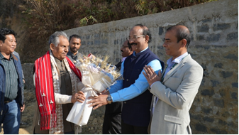 Shri Ram Nath Thakur Reviews ICAR–KVK Interventions for Sustainable Agriculture in Longleng district, Nagaland