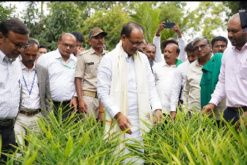 Union Agriculture Minister Visits Coconut-based Cropping System in Mysuru