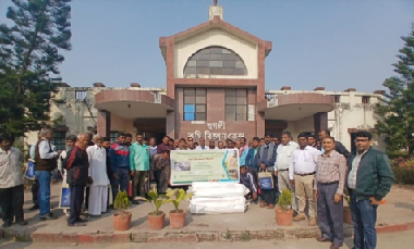 One day Workshop on Demonstration and Distribution of Jute Mulch Organised